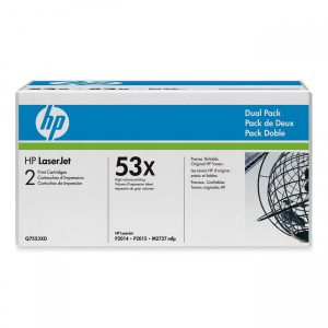 Originale HP laser conf. 2 toner A.R. 53X - nero - Q7553XD