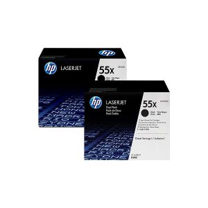 Originale HP laser conf. 2 toner A.R. 55X - nero - CE255XD