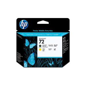 Originale HP inkjet testina di stampa 72 - nero opaco +giallo - C9384A