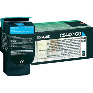 Originale Lexmark laser toner A.R. - ciano - C544X1CG