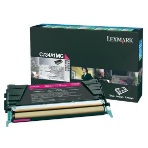 Originale Lexmark laser toner - magenta - C734A1MG