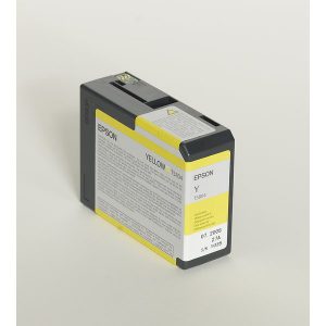Originale Epson inkjet cartuccia ink pigmentato ULTRACHROME K3 T5804 - giallo - C13T580400