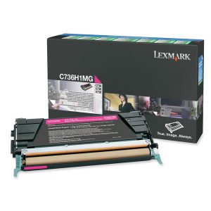 Originale Lexmark laser toner A.R. - magenta - C736H1MG