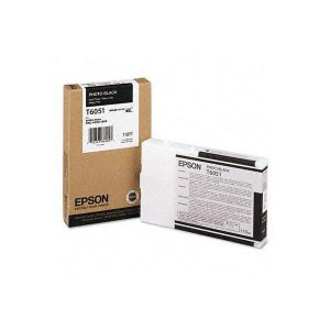 Originale Epson inkjet cartuccia ink pigmentato ULTRAC. K3 T6051 - 110 ml - nero fotografico - C13T605100