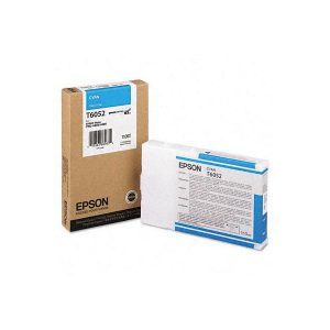 Originale Epson inkjet cartuccia ink pigmentato ULTRACHROME K3 T6052 - 110 ml - ciano - C13T605200
