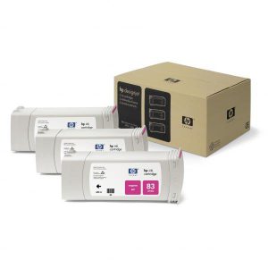 Originale HP inkjet conf. 3 cartucce dye 83 - 680 ml - magenta - C5074A