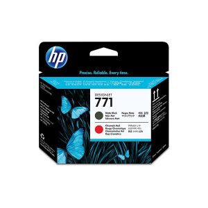 Originale HP inkjet testina di stampa 771 - nero opaco +rosso cromatico - CE017A