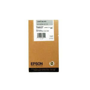 Originale Epson inkjet cartuccia ink pigmentato ULTRACHROME K3 T6027 - 110 ml - nero chiaro - C13T602700