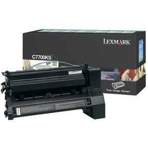 Originale Lexmark laser toner - nero - C7700KS