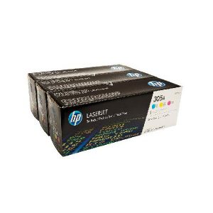 Originale HP laser conf. 3 toner 305A - c+m+g - CF370AM