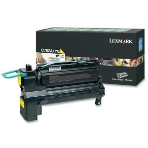 Originale Lexmark laser toner - giallo - C792A1YG