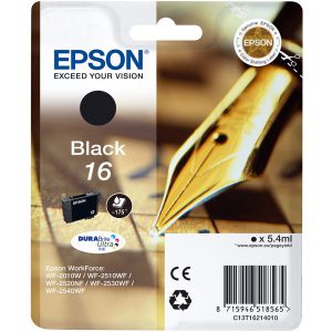 Originale Epson inkjet cartuccia ink pigmentato penna e cruc.Durab. U. 16 - 5.4 ml - nero - C13T16214012
