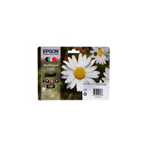 Originale Epson inkjet conf. 4 cartucce A.R. margherite Claria Home 18XL - n+c+m+g - C13T18164012