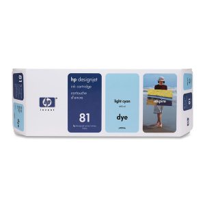 Originale HP inkjet cartuccia dye 81 - 680 ml - ciano chiaro - C4934A