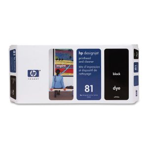 Originale HP inkjet testina di stampa dye + dispositivo di pulizia 81 - nero - C4950A