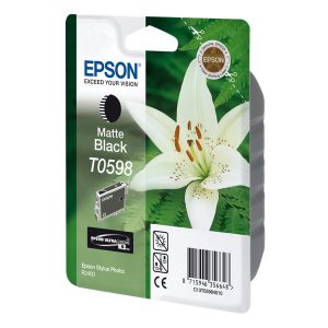 Originale Epson inkjet cartuccia ink pigmentato rs K10 T0598 - 13 ml - nero opaco - C13T05984010