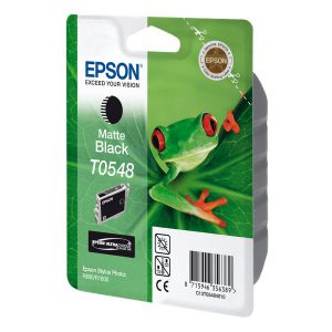 Originale Epson inkjet cartuccia hi-gloss rs STYLUS PHOTO T0548 - nero opaco - C13T05484010