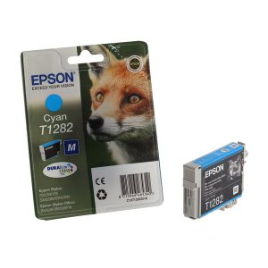 Originale Epson inkjet cartuccia ink pigmentato volpe Durab. U. T1282 - 3.5 ml - ciano - C13T12824012