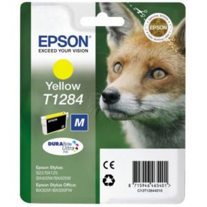 Originale Epson inkjet cartuccia ink pigmentato volpe Durab. U. T1284 - 3.5 ml - giallo - C13T12844012