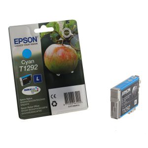 Originale Epson inkjet cartuccia ink pigmentato mela Durabrite Ultra T1292 - 7 ml - ciano - C13T12924012