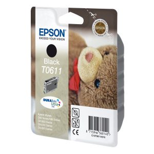 Originale Epson inkjet cartuccia ink pigmentato orsetto Durab. U. T0611/blister RS - nero - C13T06114010