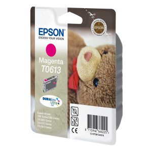 Originale Epson inkjet cartuccia ink pigmentato orsetto Durab. U. T0613/- magenta - C13T06134010