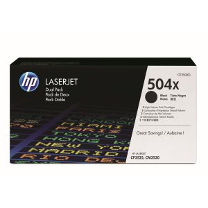 Originale HP laser conf. 2 toner A.R. 504X - nero - CE250XD