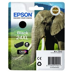 Originale Epson inkjet cartuccia A.R. elefante Claria Photo HD 24XL - 10 ml - nero - C13T24314012