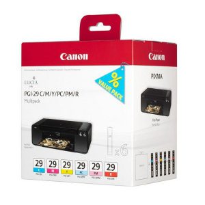 Originale Canon inkjet conf. 6 serb. ink. ink pigm. 102 PGI-29 C/M/Y/PC/PM/R - 36x6 ml - colore- 4873B005