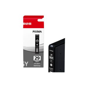 Originale Canon inkjet serb. ink. ink pigmentato Chromalife 100 PGI-29 DGY - 36 ml -grigio scuro-4870B001