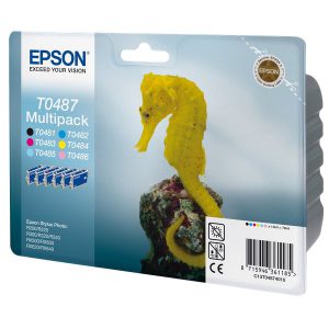 Originale Epson inkjet conf. 6 cartucce rs T0487 - 6 colori - C13T04874010