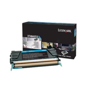 Originale Lexmark laser toner X746, X748 - ciano - X746A3CG