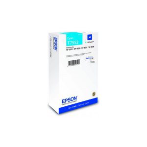 Originale Epson inkjet cartuccia A.R. T7552XL - 39 ml - ciano - C13T755240