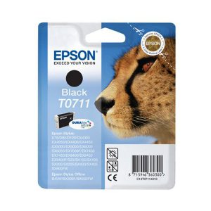 Originale Epson inkjet cartuccia ink pigmentato ghepardo Durabrite Ultra T0711 - nero - C13T07114012