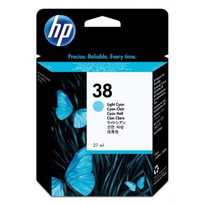 Originale HP inkjet cartuccia ink pigmentato 38 - ciano chiaro - C9418A