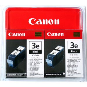 Originale Canon inkjet conf. 2 serb. ink. BCI-3E BK - 27 x 2 ml - nero - 4479A298