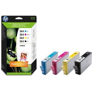 Originale HP inkjet conf. 4 cartucce 364 - n+c+m+g - N9J73AE