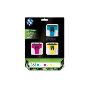 Originale HP inkjet conf. 3 cartucce 363 - c+m+g - CB333EE