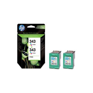 Originale HP inkjet conf. 2 cartucce 343 - 3 colori - CB332EE