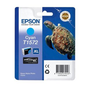 Originale Epson inkjet cartuccia A.R. ink pigm. rs tart-tag. XL T1572 - 25,9 ml - ciano - C13T15724010
