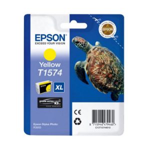 Originale Epson inkjet cartuccia A.R. ink pigm. rs tart-tag. XL T1574 - 25,9 ml - giallo - C13T15744010