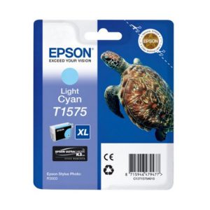 Originale Epson inkjet cartuccia A.R. ink pigm. tart-tag. XL T1575 - 25,9 ml - ciano chiaro -C13T15754010