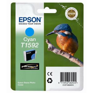 Originale Epson inkjet cartuccia ink pigm. Martin Pesc.-Taglia XL T1592 - 17,0 ml - ciano - C13T15924010