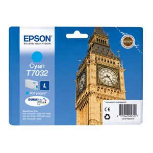 Originale Epson inkjet cartuccia standard ink pigmentato rs Durab. U. L T7032 - ciano - C13T70324010