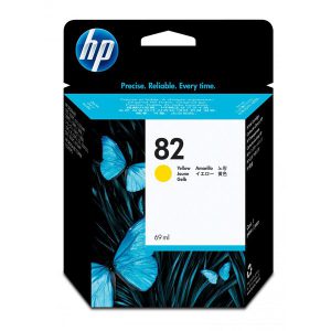 Originale HP inkjet cartuccia 82 - 69 ml - giallo - C4913A