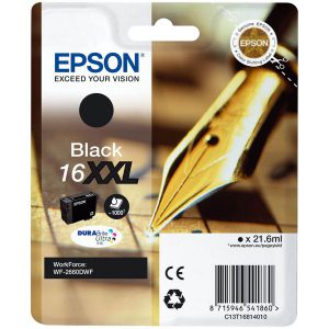Originale Epson inkjet cartuccia penna e cruc.Durabrite Ultra Ink 16XXL - 21.6 ml - nero - C13T16814012