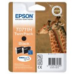 Originale Epson inkjet conf. 2 cartucce ink pigmentato rs T0711H - nero - C13T07114H10