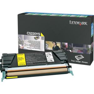 Originale Lexmark laser toner - giallo - C5220YS