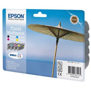 Originale Epson inkjet conf. 4 cartucce rs T0445 - n+c+m+g - C13T04454010