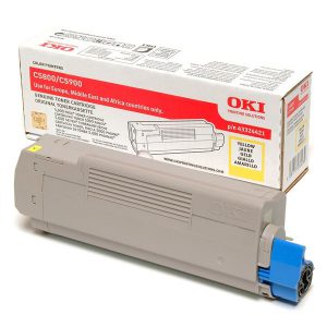 Originale Oki laser toner - giallo - 43324421